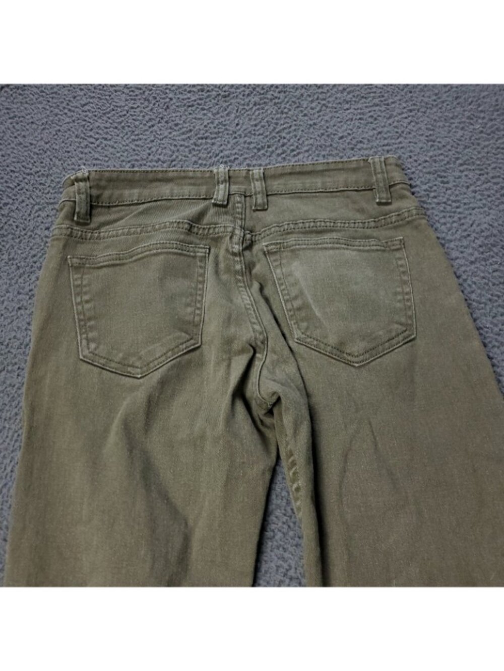 XX Twenty Jeans Mens 32x30 Cotton Spandex Denim Khaki Green Pants Casual Adult - Picture 12 of 13
